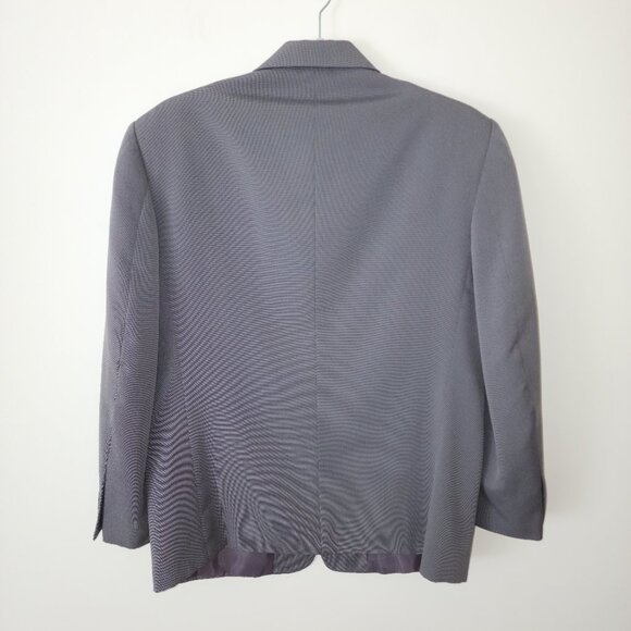 Zannini Italy Mens Single-Breasted 3-Button Blazer Jacket Gray Size 40 *RUNS BIG - Picture 2 of 8